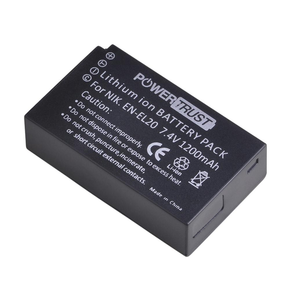 2 stk en -el20 en el20 enel 20 en el20a batteri og lcd dobbel lader for nikon coolpix  p1000 nikon 1 j1, j2, j3 nikon 1 aw1: 1 batteri