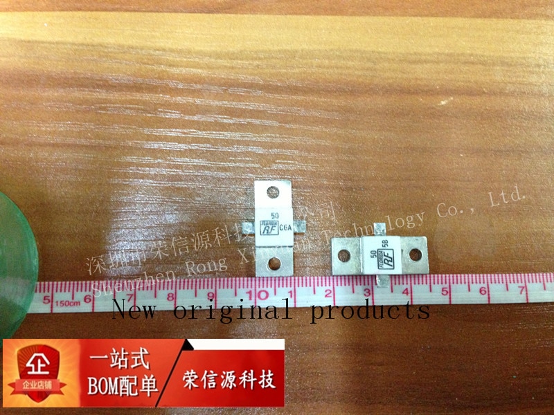 1pcs 250W50R microstrip resistor RF250W50R double lead high frequency resistor RF power resistor dummy load 250 watts 50 ohms