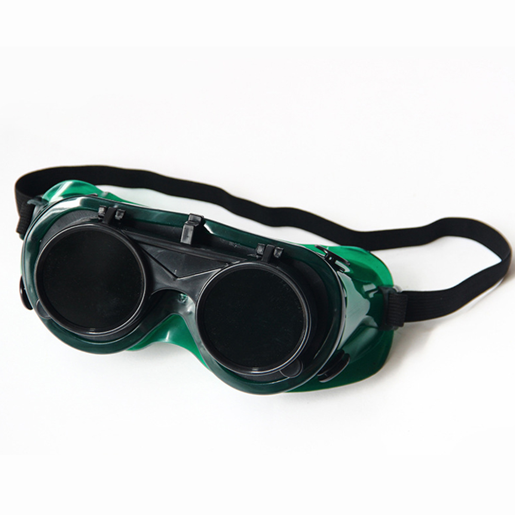 Brazing Accessories Two Layers Safety Lenses Flip-Up Goggles Cutting Industrial Welding Glasses Durable Eyes Protection