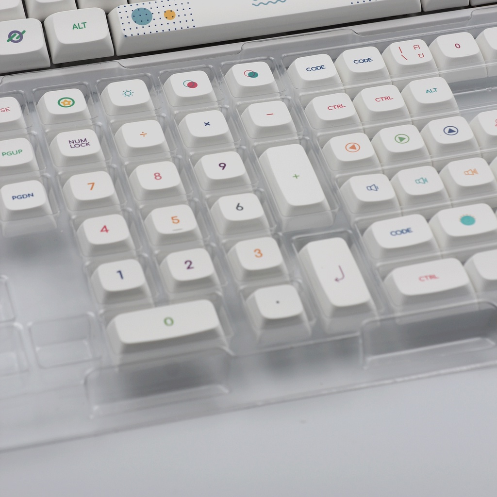 Capuchons de touches de clavier en PBT PCL, 147 touches, couleur néon, profil XDA, pour interrupteur Filco/DUCK/Ikbc MX, clavier mécanique