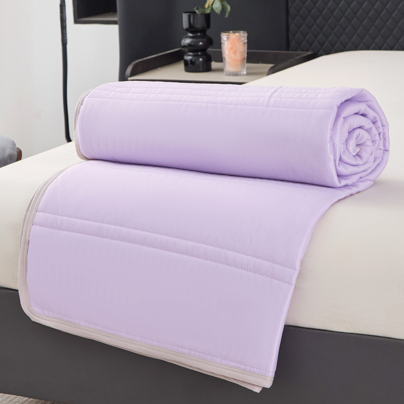 Eiscreme-Klimaanlagen-Kühldecke für Bett, weiche, atmungsaktive Sommerdecke, Königin-Schmusetuch, leichte, kühle Bettdecke: uns-König / Orange