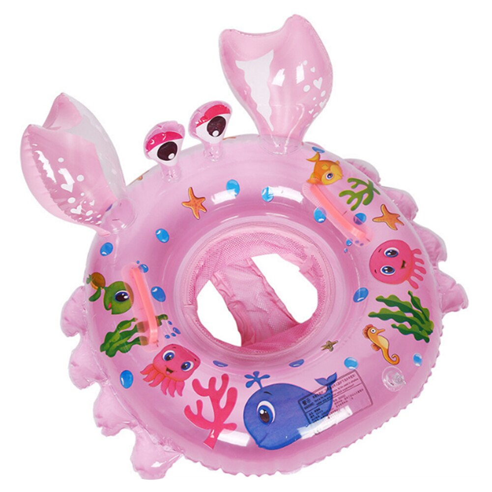 Flotadores inflables para piscina de niños y bebés, flotadores de baño de dibujos animados, asiento circular, accesorios de Juguetes: F
