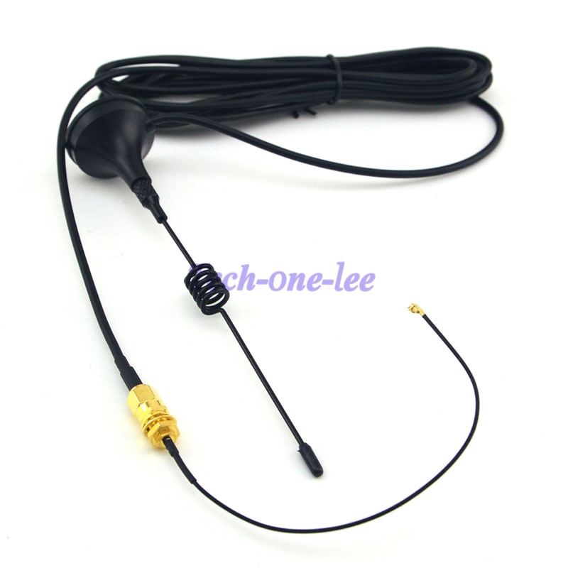 433 Mhz Antenne 5dbi SMA Stecker Stecker Gerade Wifi für Schinken Radio + SMA weibliche schutzwand Ufl. /IPX zopf kabel 1,13 15 cm