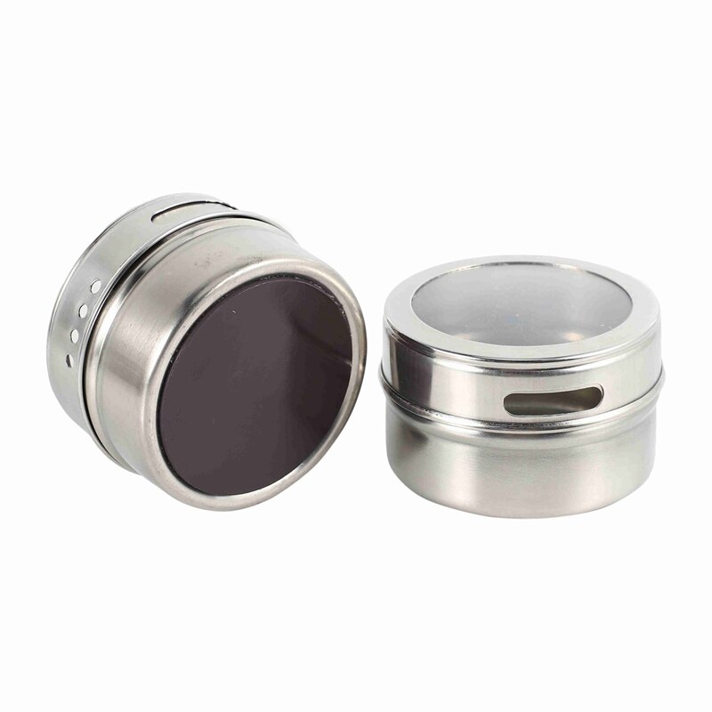 10 Pcs netic Spice Jar Set with Salt Pepper Set & 1 Pcs Fresh Keeping Container 24 Grid Egg Storage Stackable Box