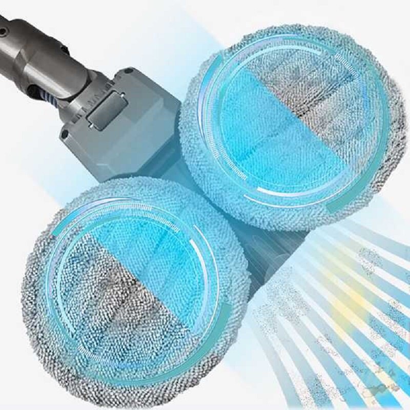 Til dyson  v6 v7 v8 v10 v11 støvsuger tilbehør 6 stk superfin fiber børstehoved moppeklude moppe klud udskiftning