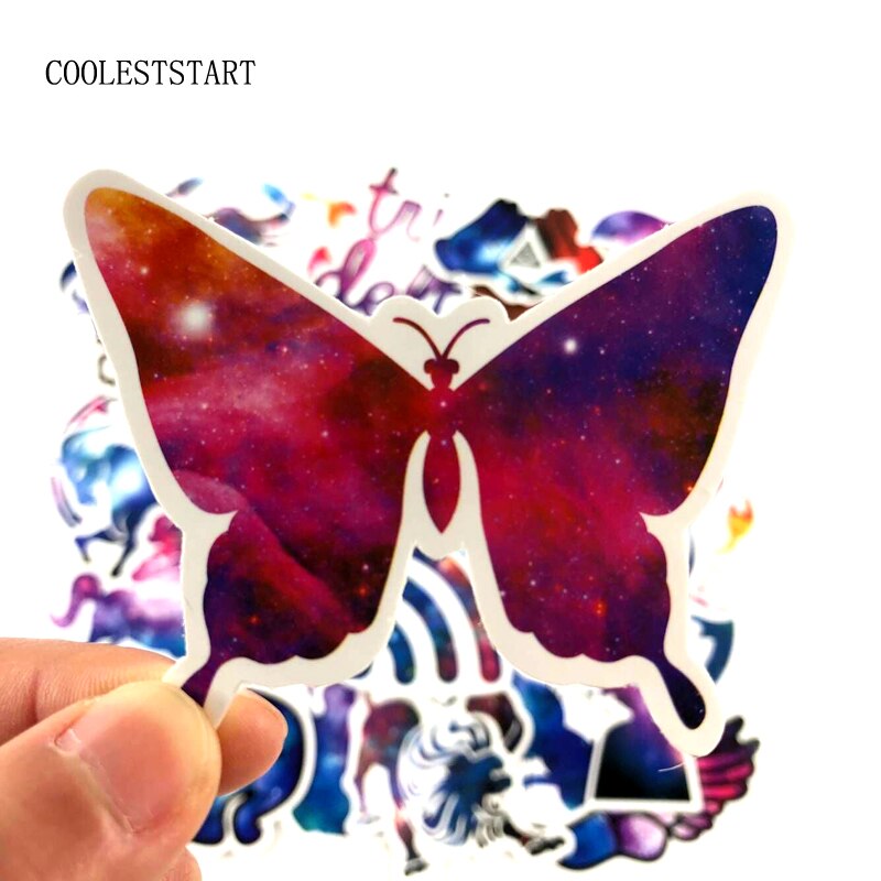 36Pcs Starry sky PVC Waterproof Wall Sticker on Laptop Luggage Skateboard Phone Motorcycle Refrigerator Stationery Stickers