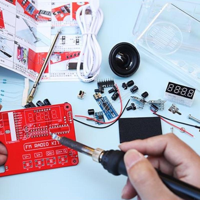 E74D 50-108MHz DIY FM Radio Kit for Soldering Practice and Circuit Learning Assemble Own FM Receiver