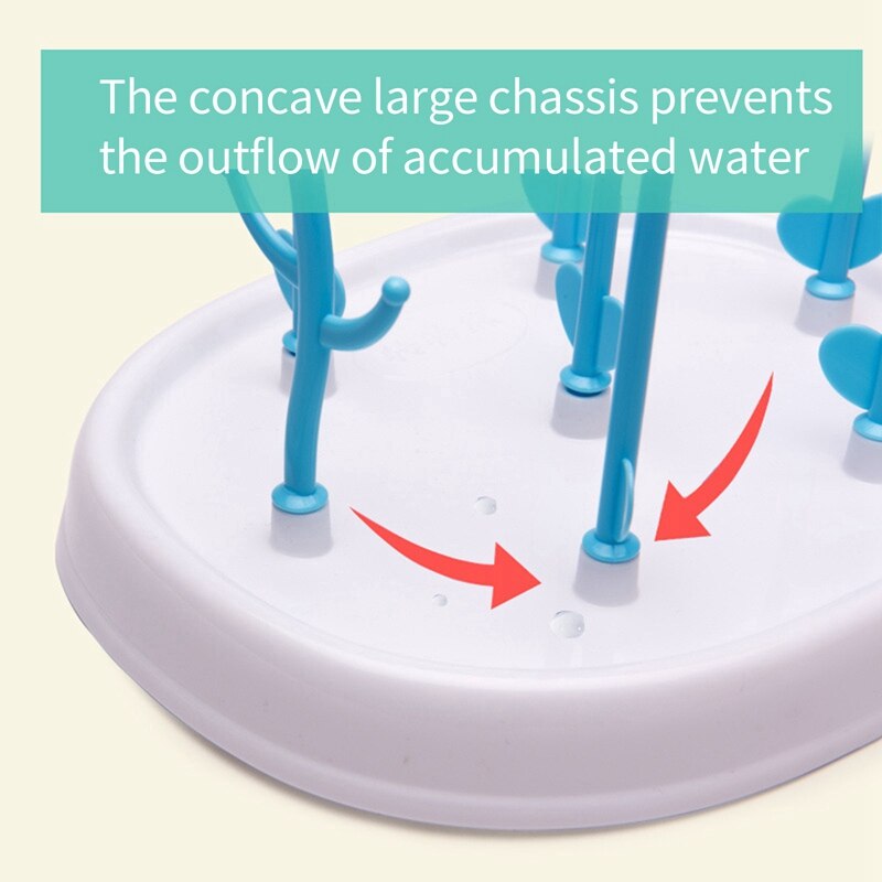 Baby Tree-shaped Feeding Bottle Drying Rack Multifunctional Baby Detachable Feeding Bottle Draining Rack Cup Holder