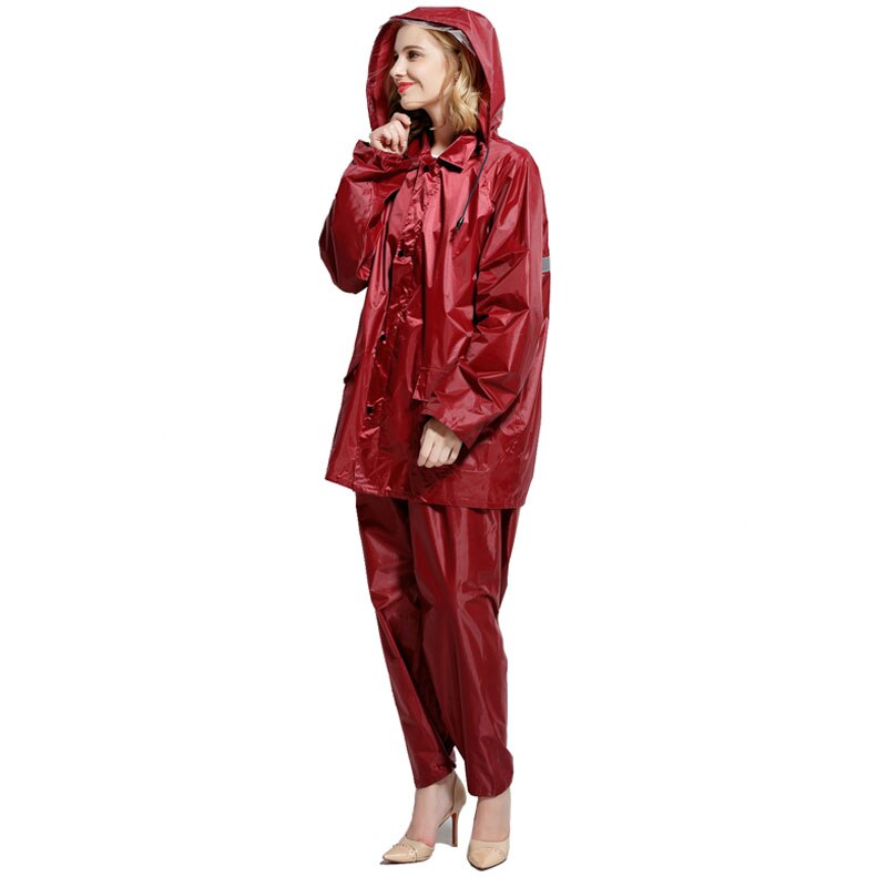 Dam män regndräkt plus size regnrock motorcykel regnkläder vattentät trenchcoat ogenomtränglig regnkläder overall regnponcho
