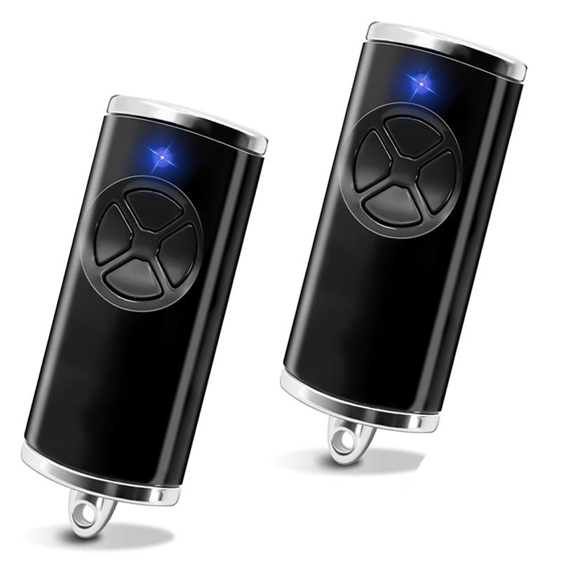 868 MHz Garagentoröffner, 2er-Pack Ersatz-Garagentoröffner für Hormann Handsender HSE-4-868-BS: Blau