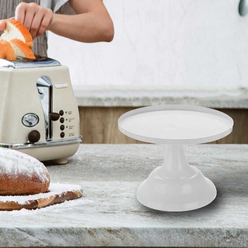 Supporto per torta base in ferro battuto supporto per dolce espositore per torta rotondo supporto per decorazione di compleanno di nozze 8 pollici