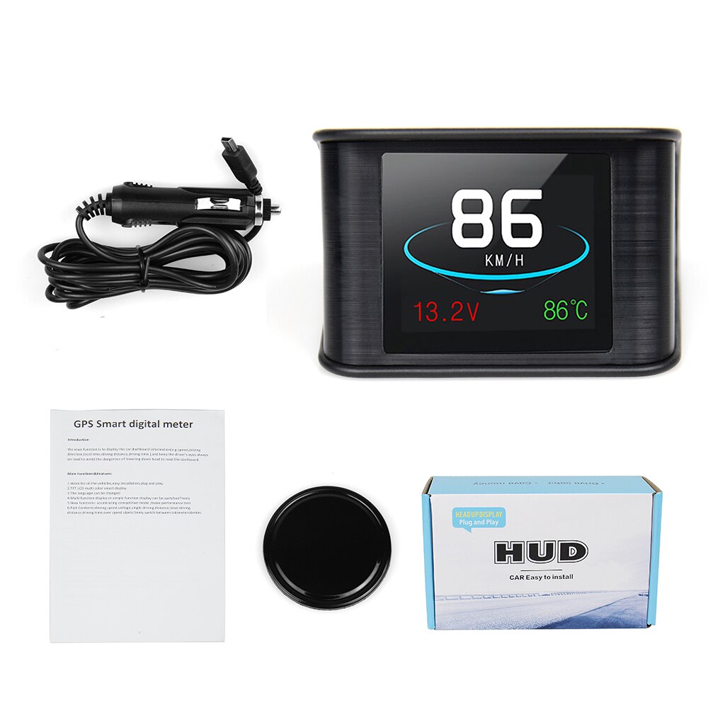 GPS OBD HUD Car Computer Speedometer Voltage Fuel ... – Grandado