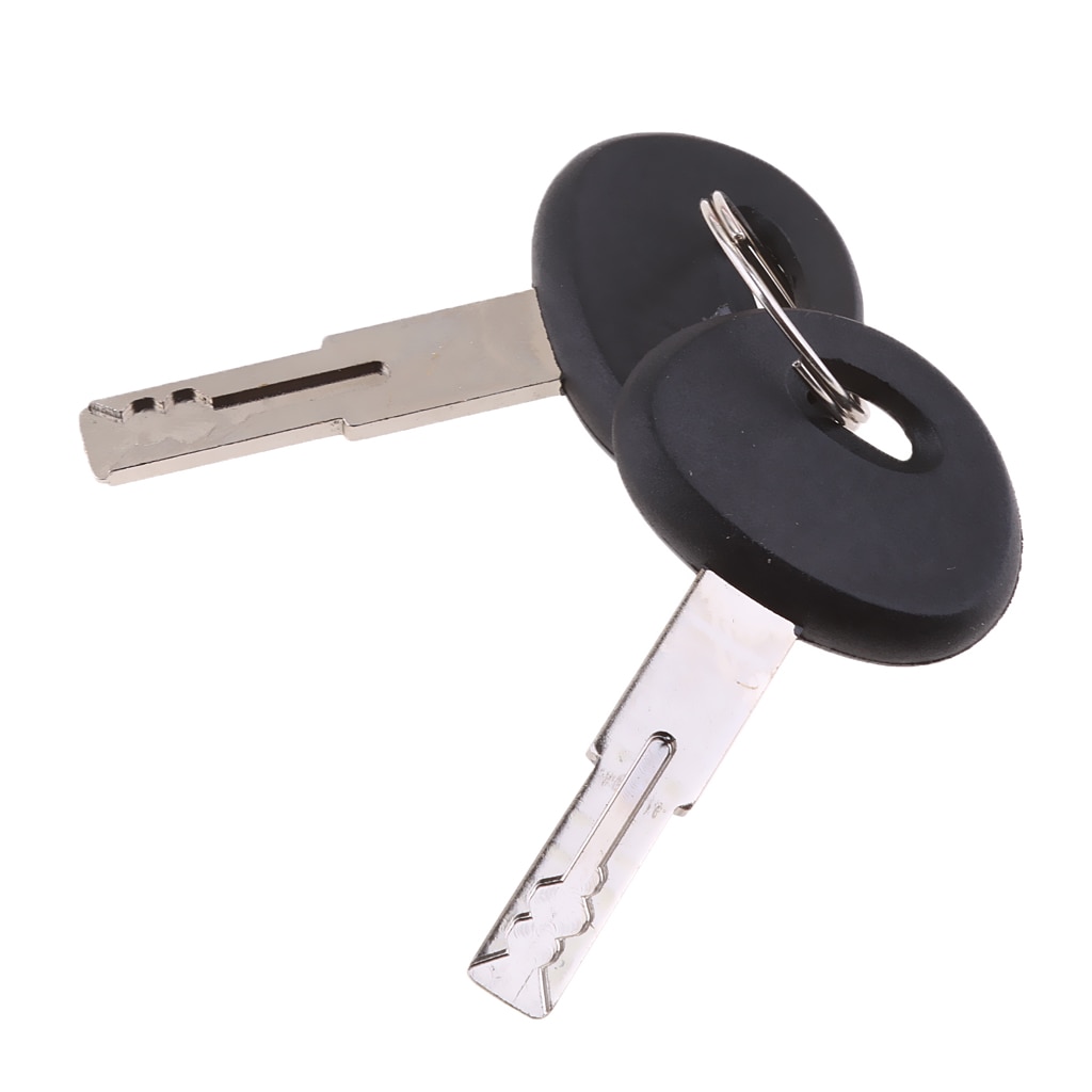 Cerradura antirrobo para volante de coche y camión, cerradura cuádruple con 2 llaves, bloqueo automático Universal, dispositivos de seguridad antirobo