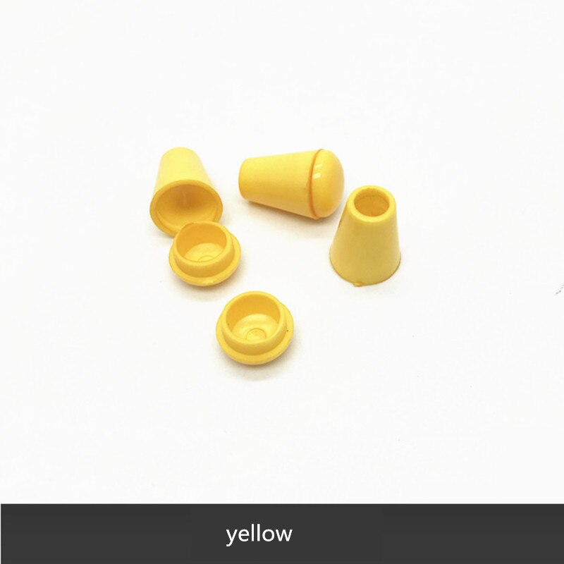 AIJJU-Cierre de campana con cierre de tapa, Clip de palanca de plástico colorido para bolsa de ropa Paracord, calzado deportivo, 100 Uds.: yellow