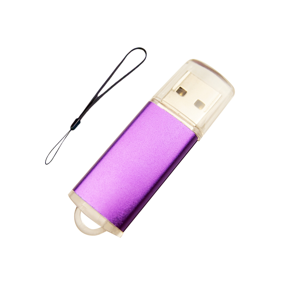 Metal USB Flash Drive 8GB 16GB 32GB 64GB 128GB Pen Drive 8 16 32 64 128 GB Pendrive Memory Stick Drives U Disk 2.0 Waterproof: PURPLE / 16 GB