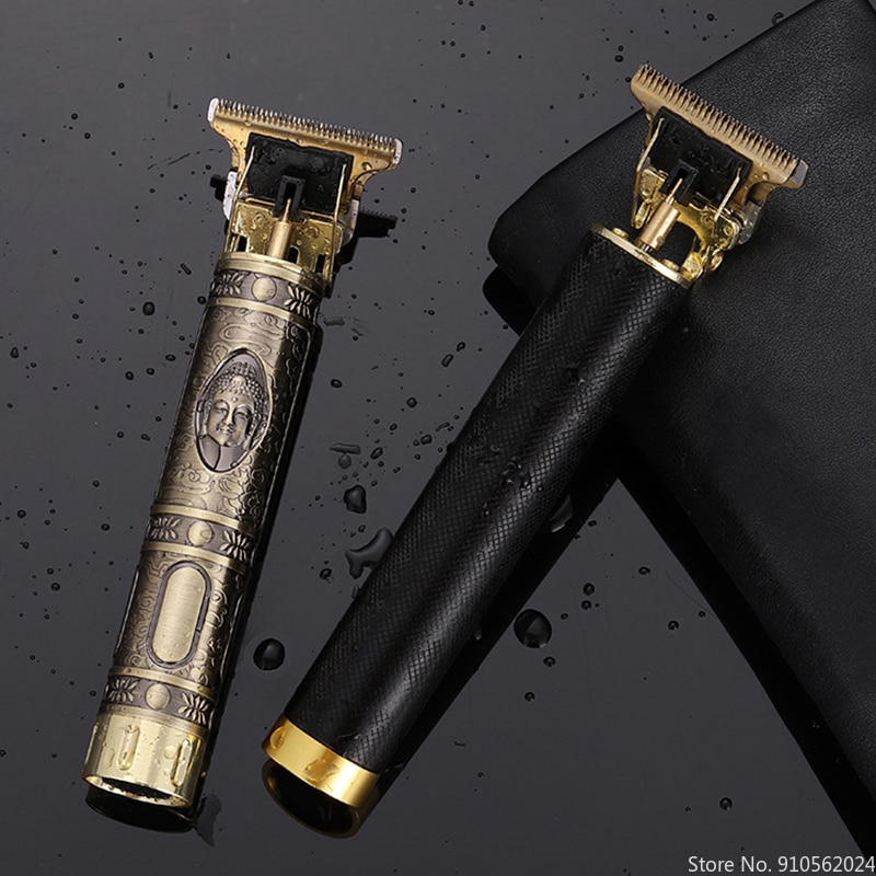 T9 Digital Hair Trimmer Rechargeable Electric Hair Clipper Men's Cordless Haircut Adjustable Ceramic Blade