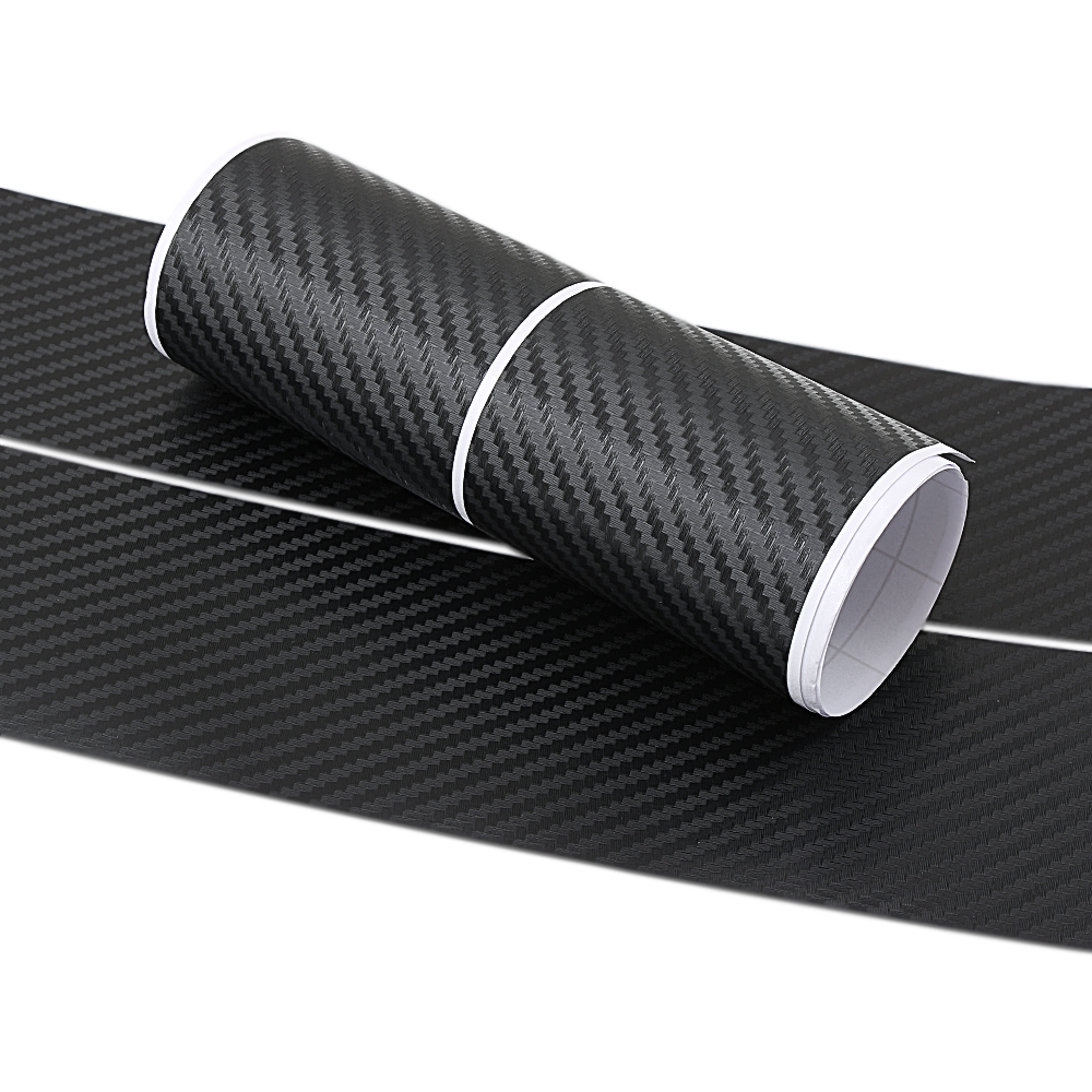 4PCS Carbon Fiber Car Door Sill Stickers Auto Scratch Protector Decals Car Tuning Accessories For Ford Focus 2 3 1 MK2 MK3 MK1