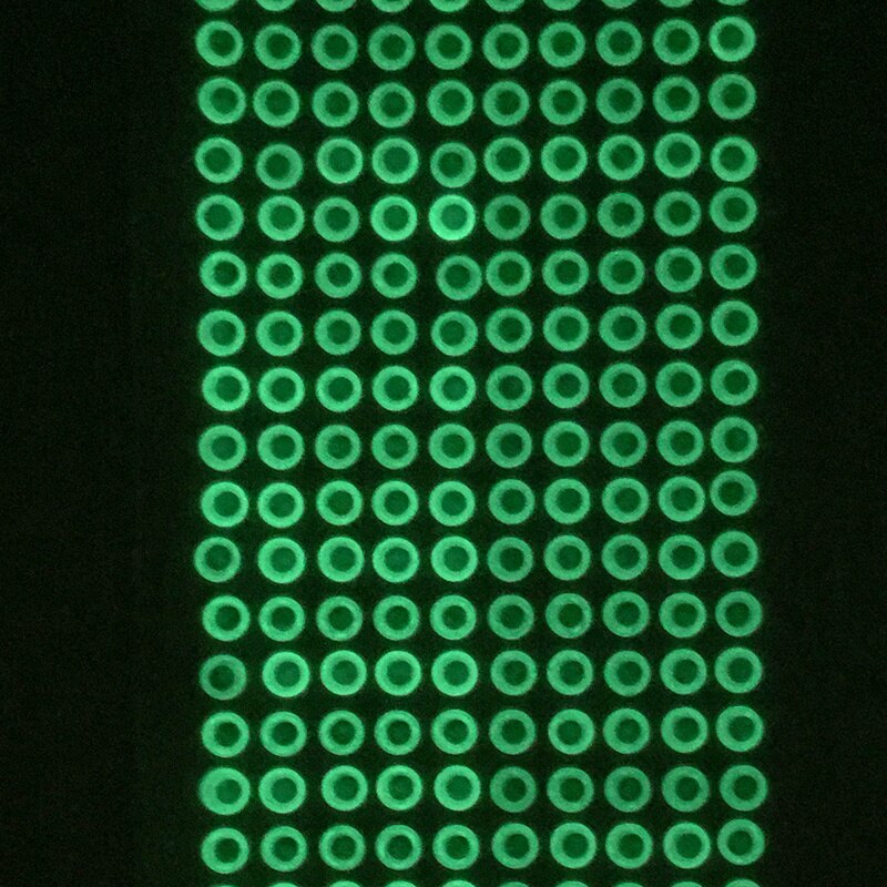 Lyserende Fiskelokke Øjne - 300 Stk - Hvid PVC - 3mm/4mm/5mm/6mm