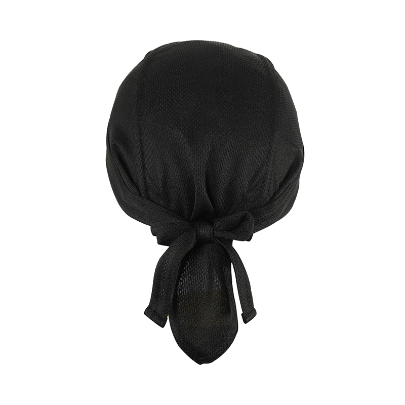ARSUEXO multicolores Ciclismo gorra verano transpirable Bandana Ciclismo al aire libre deporte bicicleta Bandana hombres secado rápido cabeza bufanda: black