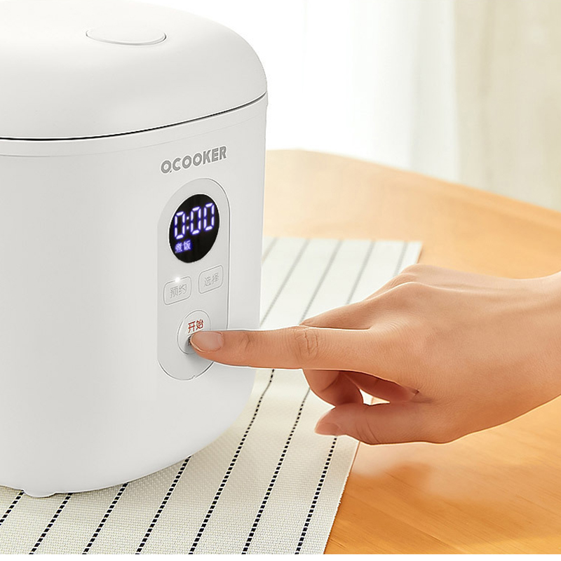 Xiaomi ocuiseur Mini cuiseur à riz 1.2L Intelligent électrique PFA revêtement en poudre cuisinières pour les étudiants à la maison cuisson 300W 220V