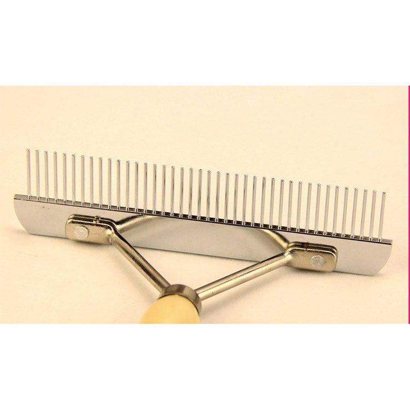 Pet Comb Extra-Large Rake Comb Grooming Brush Deshedding Tool Beauty Comb For Large Dogs Golden Retriever Husky German Shepherd