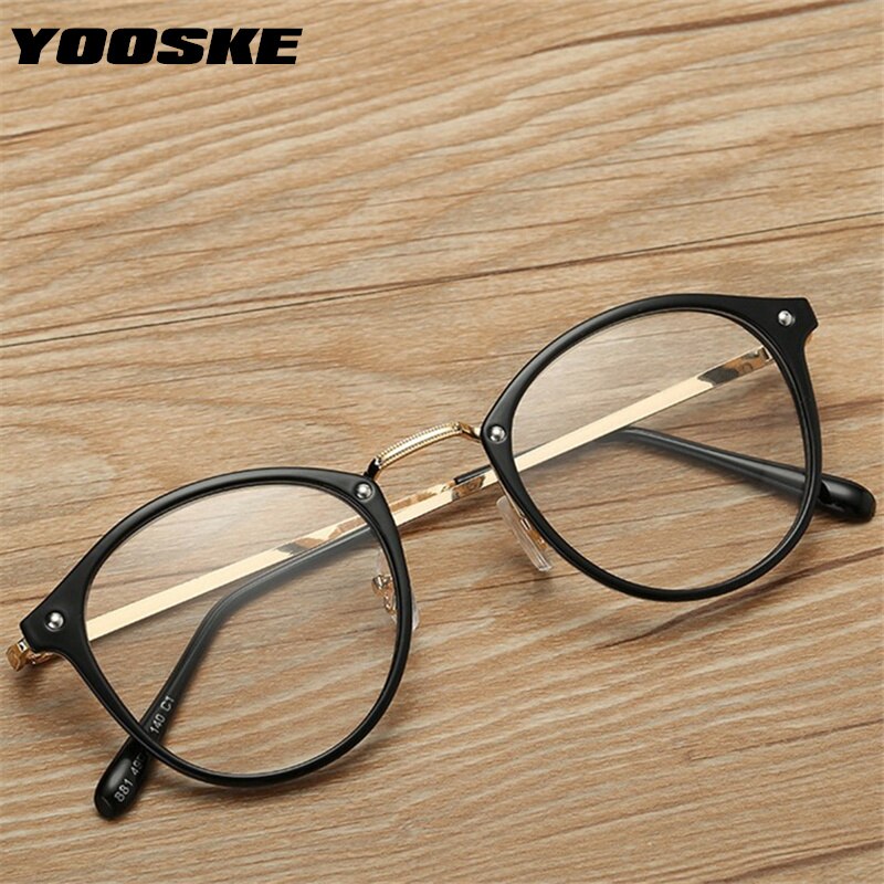 Licht Retro Klinknagels Vierkant Dames Brilmonturen Mode Brillen Frame