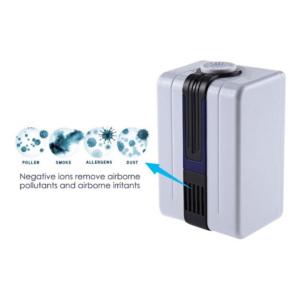 1.8W Household Negative Ion Generator Anion Oxygenation Formaldehyde Smoke Dust Air Purifier IONS Purification Area 30㎡