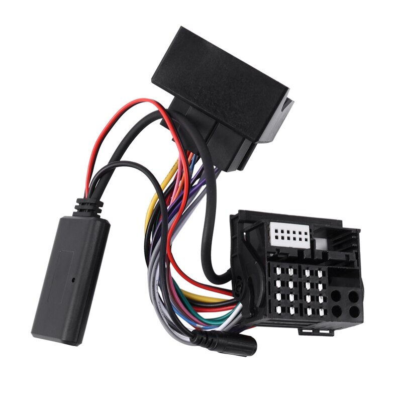 Kit de arnés adaptador de manos libres para Radio de coche, Cable auxiliar de música, Bluetooth, para BMW E60, E63, E90, E91