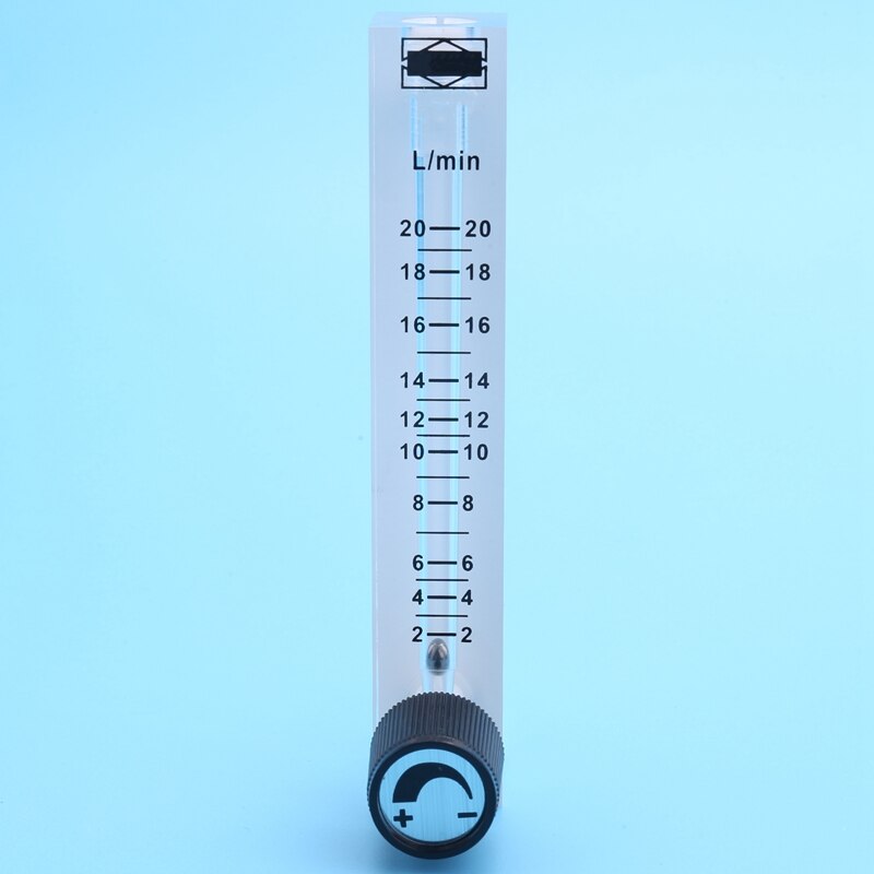 Flowmeter, LZQ-7 Flowmeter 2-20LPM Flow Meter With Control Valve For Oxygen Air Gas
