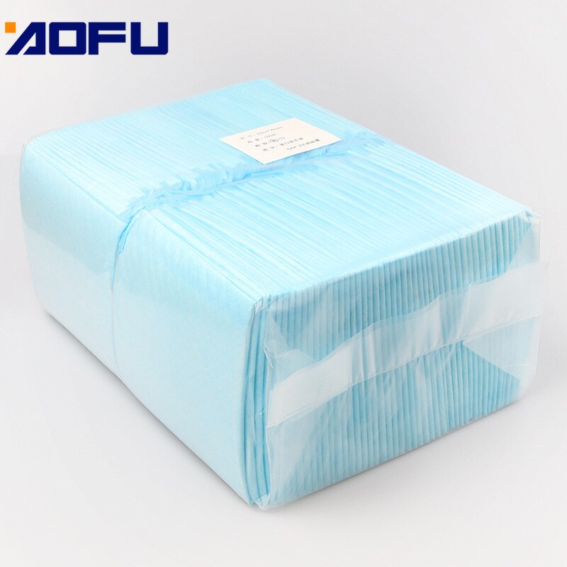 100 Pcs 33 X 45cm Poop Scooper Diaper Changing Mat Pad Paper for Absorbent Waterproof Disposable Cleaning Supplies Dog Toilet
