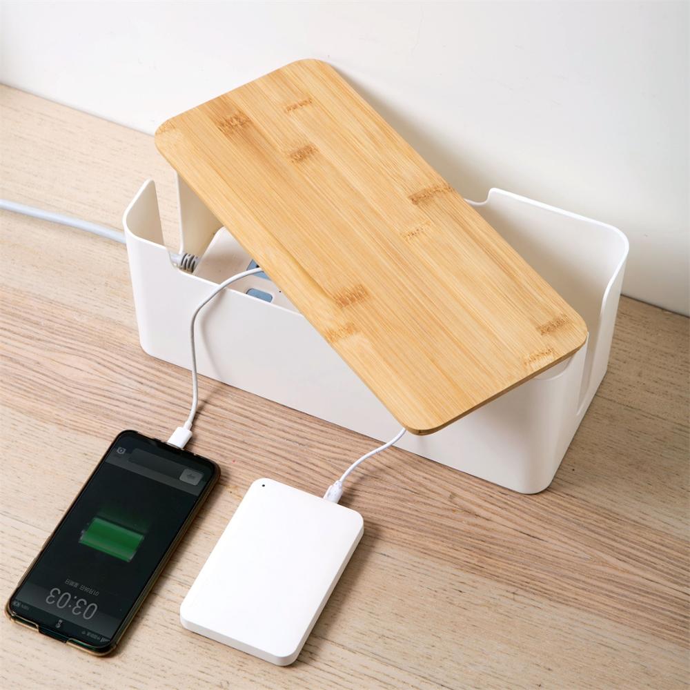 Plug Board Socket Storage Box Bracket Cable Home Decor Desktop Organizer Safety Plug Board Socket Container