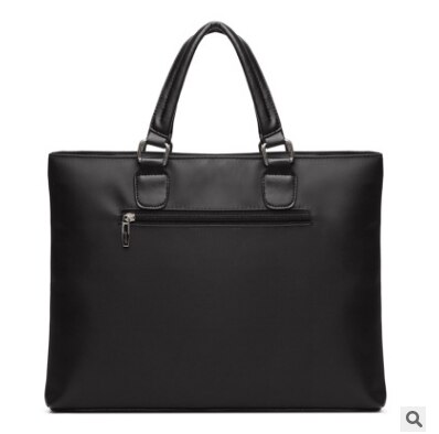 Novo design carteiras para homens de negócios moda oxford messenger bolsas masculino estilo simples prático 14bags sólido sacos portátil l411: Black