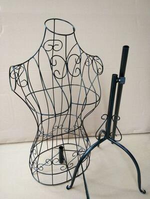 4style Iron Female Mannequin Cloth Tripod Base Paspop,Realist Mannequin Body For Wedding Display Hangers Supplies B067