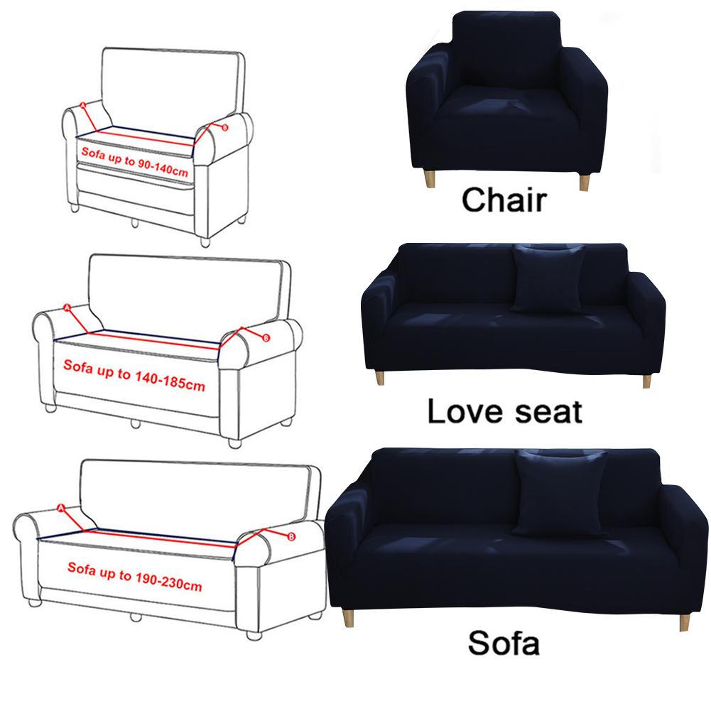 All-inclusive elastische stretch bankhoes antislip zachte bankhoes wasbare meubelbeschermer voor een-/twee-/driezits