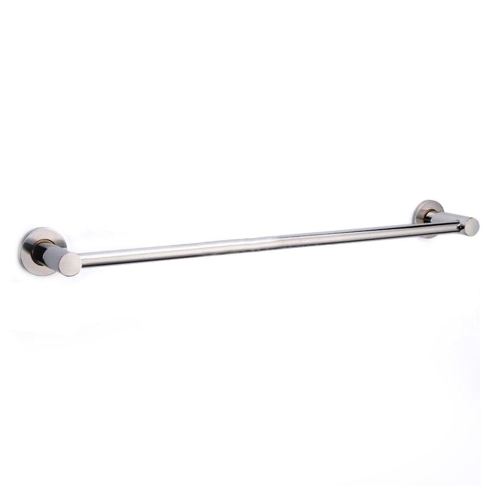 Seinään kiinnitettävä paksu ruostumaton teräs kylpyhuone pyyheteline hylly 1 or 2 kiskopidike wc kylpyhuoneen pesuhuone tuotteet 40/50/60cm: Yksi sauva / 50cm