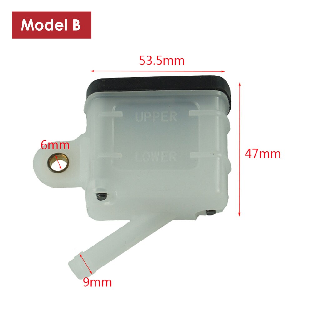 Universal Refit Motorcycle Foot Rear Brake Master Cylinder Tank Oil Cup Fluid Bottle Reservoir For Yamaha Honda Suzuki: Model B