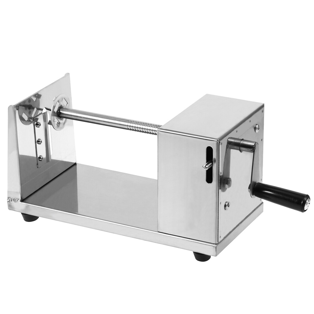 Manual Stainless Steel Potato Machine Twisted Potato Slicer Spiral Vegetable Cutter French Fry Cutting Tool: Default Title