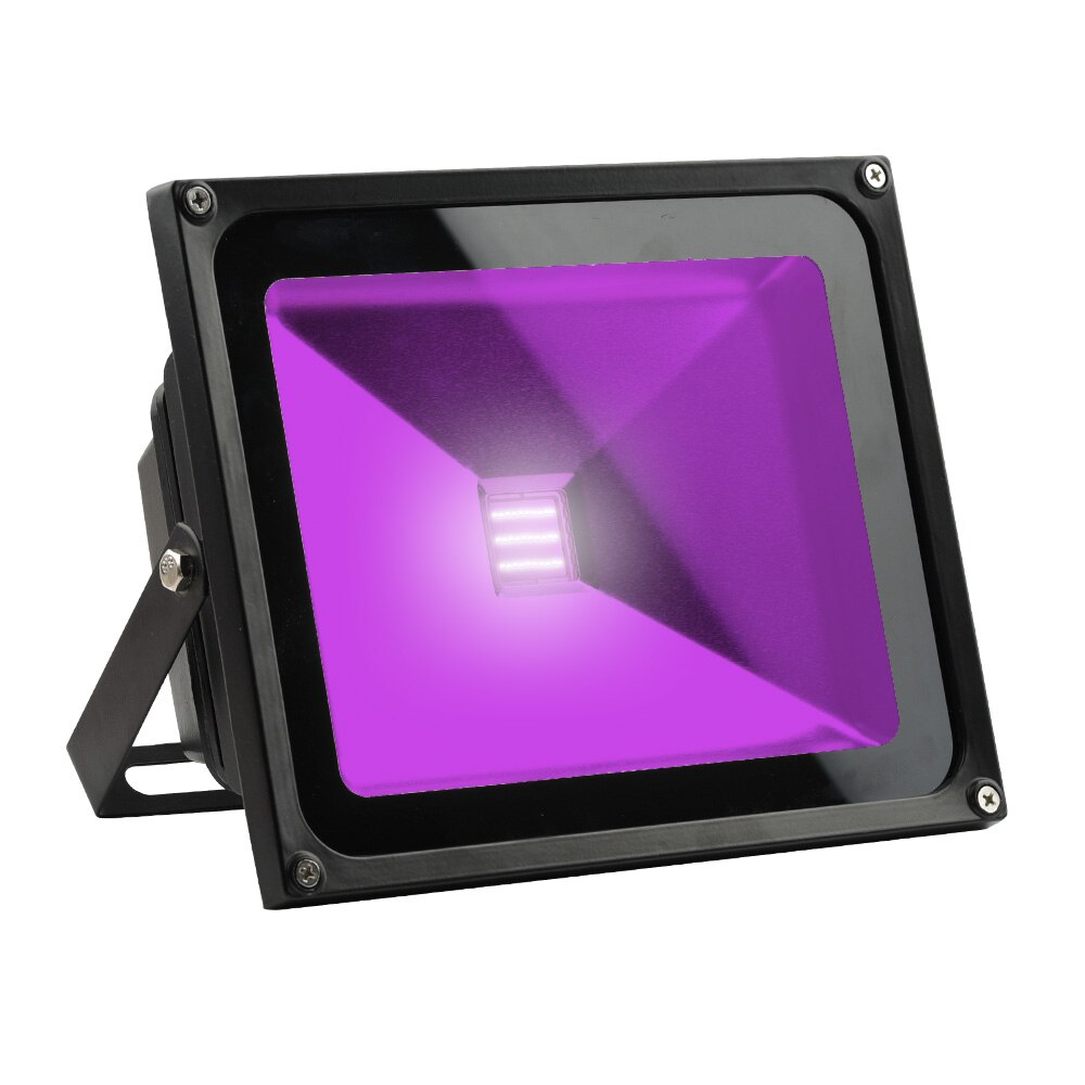 ANJOET 10W 20W 30W Ultraviolet light LED floodlight 85-265V UV Fluorescent Bulb 395nm Black Light Violet Lamps prom Lighting: 30w / EU plug