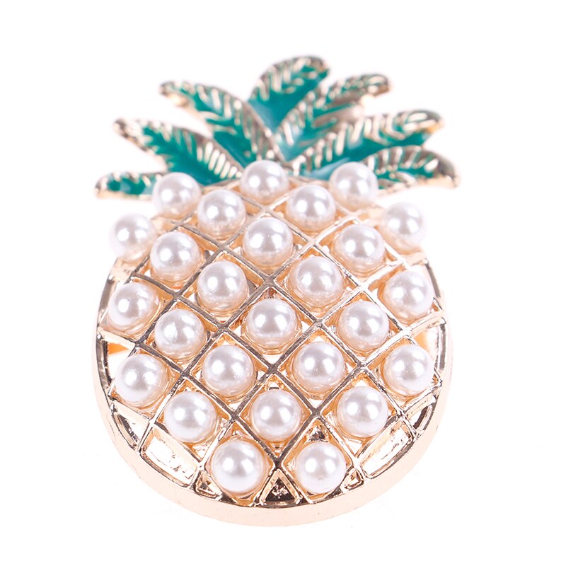 2 pièces/lot ananas forme pince à chaussures décoration chaussures de mariée pince boucle Faux perle chaussures Clips accessoires décoratifs