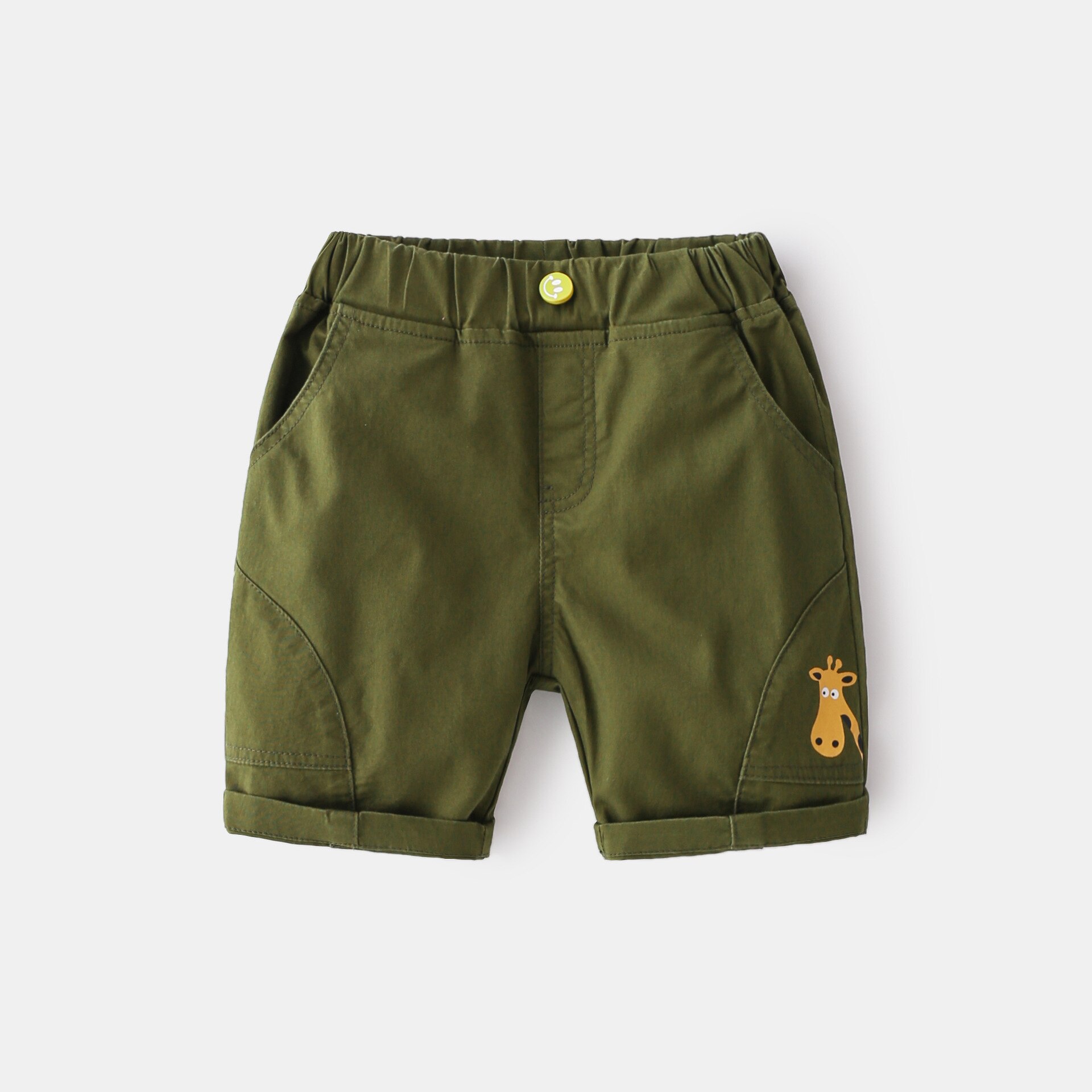2-8t sommer-kurze Hose für jungen, kleinkinder, babys, lässige, schlichte kurze Hose mit tiermuster, süße baumwollhosen für jungen, Gentleman-hosen: 3 / 140