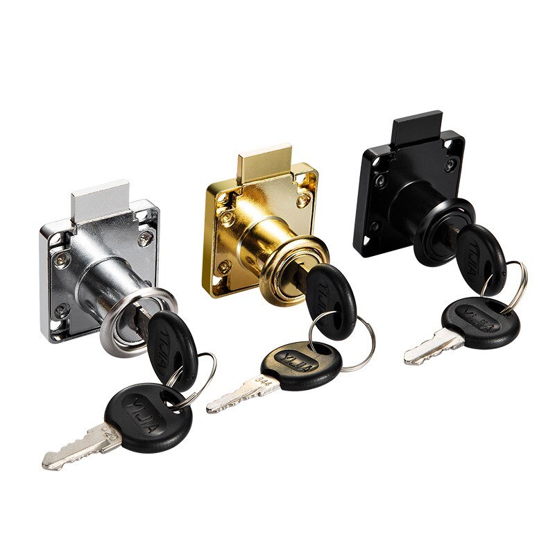 Lade Sloten Met 2 Sleutels Lock Meubilair Hardware Deur Kabinet Lock Voor Bureau Brief Box 3 Kleuren Cam Sloten