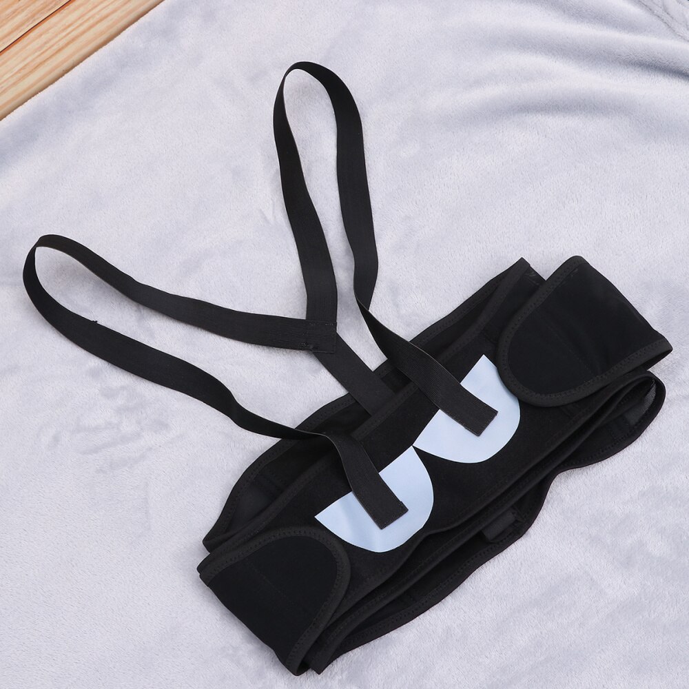 Mutterschaft Bauch Unterstützung Band Atmungs Dünne Schwangerschaft Gürtel mit Schulter Riemen Verstellbare Taille Unterstützung (Schwarz)