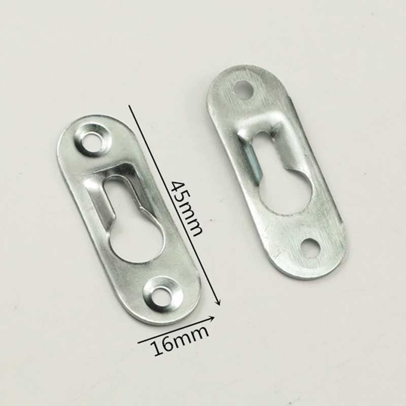 20 Stks/set Fotohangers Metalen Sleutelgatbevestigingen Voor Fotolijstkastaccessoire 45Mm X 16Mm