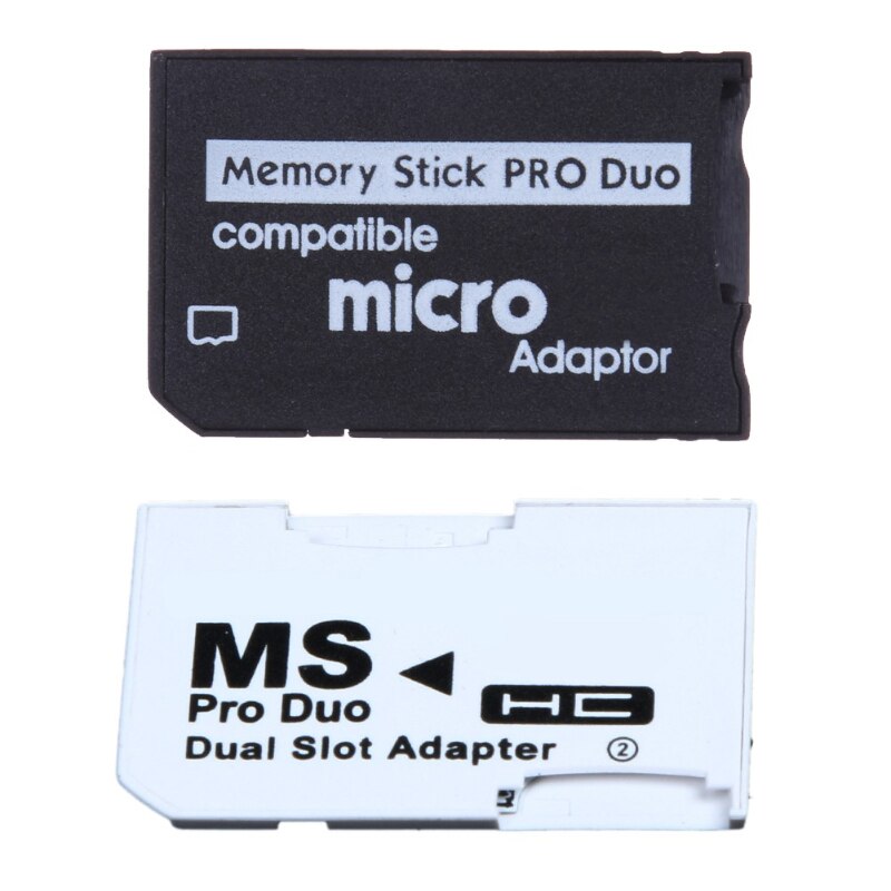 Mini Memory Stick Pro Duo Kaartlezer Micro Sd Tf Naar Ms Pro Card Adapter Single Slot/Dual slots Voor Sony Psp Gamepad