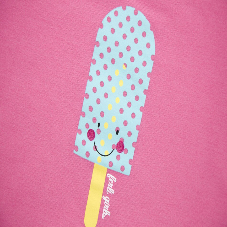 Honeyzone Baby Girl T Shirt 0-2Years Summer Cotton Pink Short-Sleeved Tops Children Kids Infantil Clothes