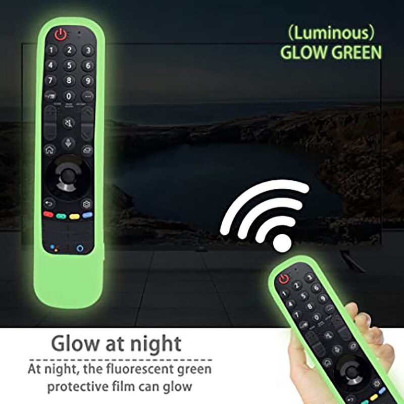 Afstandsbediening Beschermhoes Voor Lg AN-MR21 MR21GC MR21GA Tv Afstandsbediening Siliconen Beschermhoes Met Lanyard