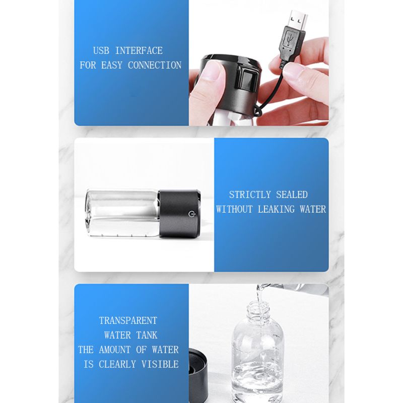 Bærbar usb mini bil duft hjem kopp form luftfukter luft diffusor