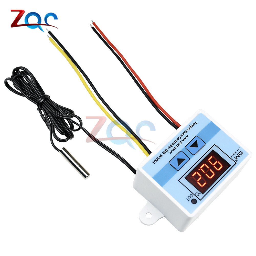 W3001 110V 220V 12V 24V Digital Temperature Controller Thermostat Thermoregulator Aquarium Incubator Water Heater Temp Regulator