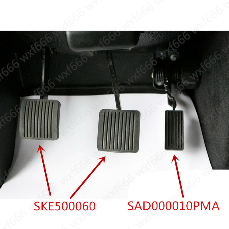 Manguito de goma de pedal del embrague del acelerador del freno del coche 2007-2,4 2.2lan dro ve rde fen der12V almohadilla de polvo del controlador del engrasador del freno