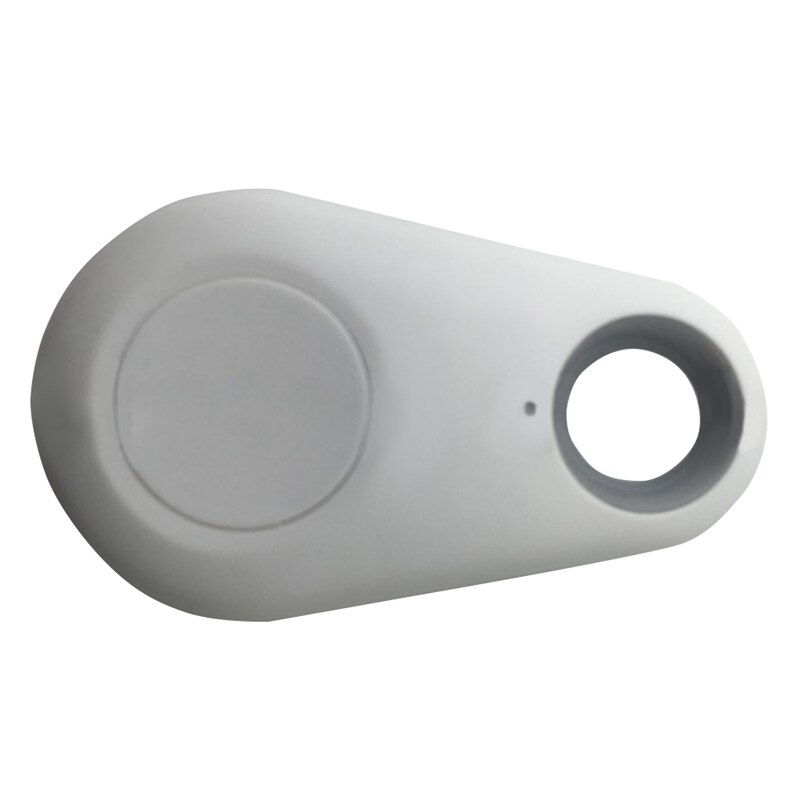Nowy 1 sztuk Pet inteligentny lokalizator Bluetooth pies GPS kamera lokalizator pies przenośny Alarm Tracker dla brelok etui wisiorek: White No battery